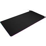 Corsair MM700 RGB Extended 3XL Cloth Gaming Mouse Pad/Desk Mat - Massive 1,220mm x 610mm (48” x 24”) Cloth Surface, 360° Three-Zone RGB Lighting, Two USB Ports - Black