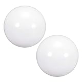 uxcell Joystick Ball Top Handle Rocker Round Head Arcade Game DIY Parts Replacement White 2Pcs
