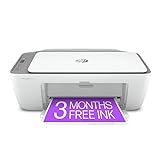 HP DeskJet 2755e Wireless Color All-in-One Printer with bonus 6 months Instant Ink (26K67A), white