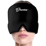 TheraICE Migraine Headache Relief Cap, Hot & Cold Therapy Hat, Migraine Relief Cap, Cool Gel Head Wrap, Headache Cap Ice Pack Mask, Cold Compress Migraine Relief Products Device for Tension & Stress