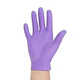 HALYARD Purple Nitrile* Exam Gloves, Powder-Free, 5.9 mil, Small, 55081 (Case of 1000)