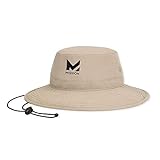 MISSION Cooling Bucket Hat, UPF 50, 3' Wide Brim Sun Hat - Cools When Wet, UPF 50 (Khaki)