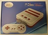 Yobo FC 2 Slim Game Top Loader Console System for NES & SNES & Super Famicom Games ( Red white)
