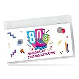 Broadway Murder Mysteries Murder at The Roller Rink: an 80s Teen Murder Mystery Game | Mystery Games | in-Person & Virtual Detective Game | 4-20 Players with Printable Files