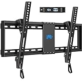 Mounting Dream UL Listed TV Mount for Most 37-70 Inch TV, Universal Tilt TV Wall Mount Fit 16', 18', 24' Stud with Loading Capacity 132lbs, Max Vesa 600 x 400mm, Low Profile Flat Wall Mount Bracket