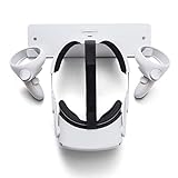 CNBEYOUNG Metal VR Headset Wall Mount Storage Stand Hook Compatible with Quest 2 Pro Quest 3, Valve Index, PSVR 2, HTC Vive, Pico 4, Pimax VR MR XR Headsets and Controllers(Aluminum Alloy-Silver)