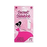 Secret Sidekick Double Sided Tape for Womens Fashion Clothing and Body- 1 Pack (75 Strips)- Strong and Clear Tape for All Skin Tones and Fabric