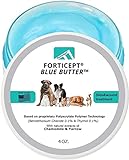Forticept Blue Butter – Hot Spot Treatment for Dogs & Cats | Dog Wound Care | Skin Yeast Infections, Ringworm, Cuts, Rashes, First Aid Veterinary Strength Topical Ointment 4oz