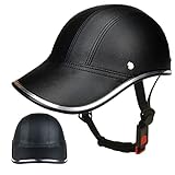 FROFILE Bike Helmets for Adults - (Medium, Black) Urban Baseball Cap Style Bicycle Helmet for Men Women