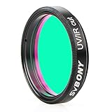 SVBONY Telescope Filter, 1.25 inches UV IR Cut Block Filter, Multi Coated Infra Red Filter Keep Planetary Images Sharp, for CCD Digital Astrophotography