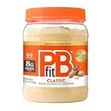 PBfit 30 Ounce Classic Peanut Butter Powder, Powdered Peanut Butter Spread From Real Roasted Peanuts, 8g of Protein 8% DV, Gluten-Free, 60 calories, 87% less fat (Pack of 1)