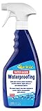 STAR BRITE Water-Based Waterproofing & Fabric Protectant - Low Odor Waterproofer for All Materials- 22 OZ (082222) blue