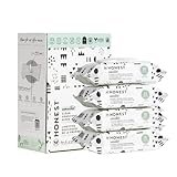 The Honest Company Clean Conscious Wipes | 99% Water, Compostable, Plant-Based, Baby Wipes | Hypoallergenic, EWG Verified | Pattern Play, 288 Count