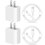iPhone Charger Super Fast Charging [Apple MFi Certified] iPad Charger 20W PD USB C Wall Charger 2-Pack 6FT Fast Charging Cable Compatible with iPhone14/14 Pro Max/13/13Pro/12/12 Pro/11/11Pro/XS,iPad