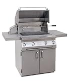 Solaire 30-Inch InfraVection Natural Gas Cart Grill with Rotisserie Kit, Stainless Steel