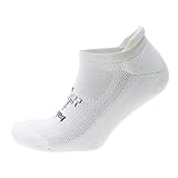 Balega Hidden Comfort Performance No Show Athletic Running Socks for Men and Women (1 Pair), White, Medium