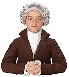 California Costumes Child Colonial Man Wig Standard