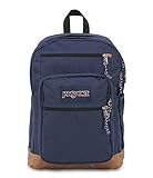 JanSport Backpack with 15-inch Laptop Sleeve, Navy - Large Computer Bag Rucksack with 2 Compartments, Ergonomic Straps - Bag for Men, Women