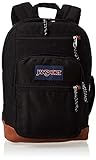 JanSport Cool Backpack, with 15-inch Laptop Sleeve, Black - Large Computer Bag Rucksack with 2 Compartments, Ergonomic Straps