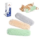 Potaroma Cat Toys Cat Pillows, 3 Pack Soft and Durable Crinkle Sound Catnip Toys, Interactive Cat Kicker Toys for Indoor Cats, Promotes Kitten Exercise