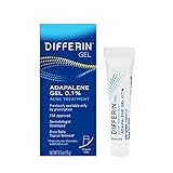 Differin Acne Treatment Gel, 30 Day Supply, Retinoid Treatment for Face with 0.1% Adapalene, Gentle Skin Care for Acne Prone Sensitive Skin, 15g Tube (Packaging May Vary)