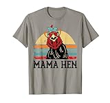 Funny Mama Hen-Shirt Women Kids Chicken Mom Gift Mother Farm T-Shirt