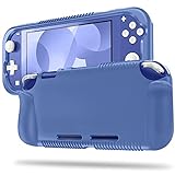 Fintie Case for Nintendo Switch Lite 2019 - Soft Silicone [Shock Proof] [Anti-Slip] Protective Cover with Ergonomic Grip Design for Switch Lite Console (Navy Blue)