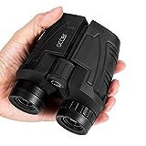 occer 12x25 Compact Binoculars with Clear Low Light Vision, Large Eyepiece Waterproof Binocular for Adults Kids,High Power Easy Focus Binoculars for Bird Watching,Outdoor Hunting,Travel,Sightseeing