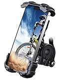 Lamicall Bike Phone Holder, Motorcycle Phone Mount - Motorcycle Handlebar Cell Phone Clamp, Scooter Phone Clip for iPhone 14 Plus/Pro Max, 13 Pro Max, S9, S10 and More 4.7' to 6.8' Smartphones