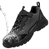 Hiking Shoes for Women Waterproof Lightweight Non Slip Comfortable Breathable Work Walking Trekking Trails Rain Outdoor impermeable antideslizantes Zapatos de senderismo para Mujer Black