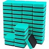 Mini Dry Erase Erasers, IHPUKIDI 48 Pack Magnetic Whiteboard Dry Erasers Chalkboard Cleaner Wiper for Kids and Classroom Teacher Supplies, Home and Office (2 x 2 Inch) Green