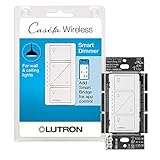 Lutron Caseta Smart Lighting Dimmer Switch for Wall and Ceiling Lights | PD-6WCL-WH | White