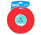 ChuckIt! Zipflight Flyer Dog Frisbee & Dog Toy that Floats; Gentle On Dog's Teeth and Gums; Medium