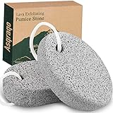 2PCS Natural Pumice Stone, Asqraqo Lava Pedicure Tools Hard Skin Callus Remover for Feet and Hands - Foot File Exfoliation to Remove Dead Skin, and Callusess