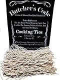 Rotisserie Elastic and Cotton Blend - Stretchy Twine - Food Grade - Heat Safe - Cooking Ties - Poultry Loops - 50 Pack