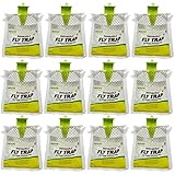 RESCUE! Outdoor Disposable Hanging Fly Trap - 12 Traps