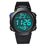 Sport Watch, 50M Waterproof Watch, Sport Wrist Watch for Men Women Kids, Digital Watch with Alarm Date and Time (Blue2)
