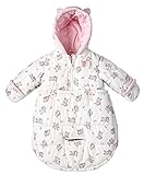 LONDON FOG Newborn Infant Baby Girl Boy Puffer Carbag Pram Bag Snowsuit Bunting - Pink (0/6 Months)