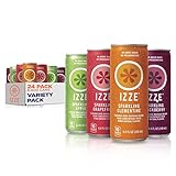 Izze Sparkling Juice, 4 Flavor Variety Pack, 8.4 Fl Oz (24 Count)