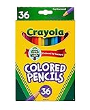 Crayola Colored Pencils (36ct), Kids Pencil Set, Back to School Supplies, Assorted Colors, Great for Classrooms, Nontoxic, Ages 3+