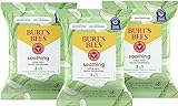 Burt's Bees Face Wipes, Makeup Remover Facial Cleansing Towelettes for Sensitive Skin, Hydrating with Aloe Vera, 30 Count (Pack of 3)