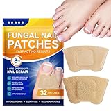 Nighttime Renewal Fungal Nail Patches - 32 Patch - Overnight Nail Repair for Damaged Nails and Appearance of Discolored, 8-Hour Nail Treatment Restores Healthy Appearance