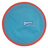 ChuckIt! Paraflight Flyer Dog Frisbee Toy Floats On Water; Gentle On Dog's Teeth And Gums; Large