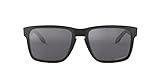 Oakley Men's OO9417 Holbrook XL Square Sunglasses, Matte Black/Prizm Black Polarized, 59 mm