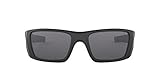 Oakley Men's OO9096 Fuel Cell Rectangular Sunglasses, SI Matte Black/Grey, 60 mm