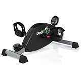 DeskCycle 2 Under Desk Bike Pedal Exerciser with Adjustable Leg - Mini Exercise Bike Desk Cycle, Leg Exerciser for Physical Therapy & Desk Exercise (Black)