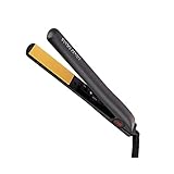 CHI Original Ceramic Hair Straightening Flat Iron | 1' Plates | Black | Professional Salon Model Hair Straightener | Includes Heat Protection Pad