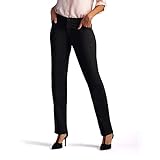 Lee Women's Relaxed Fit All Day Straight Leg Pant Black 16