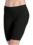 Jockey Women's Shapewear Skimmies Ultralight Smoothing Seamfree No-Chafe, Black, 2XL