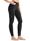 Willit Women's Riding Pants Full Seat Silicone Breeches Equestrian Horseback Riding Tights with Zipped Pocket Black M